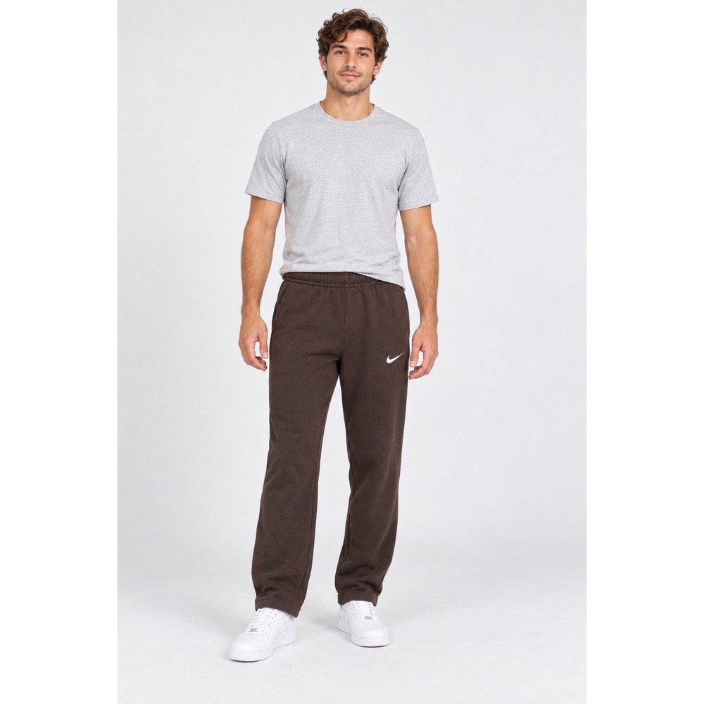 Nike Club Fleece Sweatpants Bronzine Brown Men's Large BV2707-203